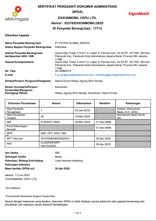 SPDA Putra Global Service